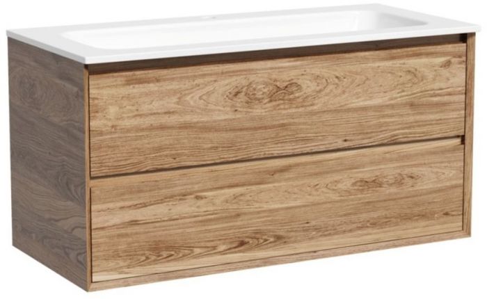 Тумба подвесная SANCOS под раковину Marmi 2.0, дуб чарльстон 995х445х520, MR2.0100ECH