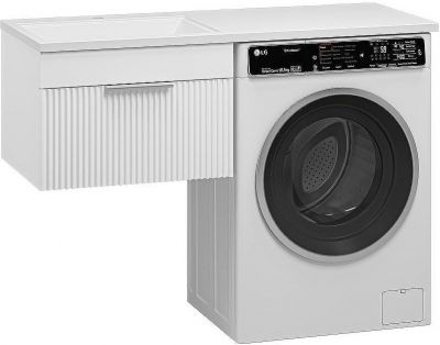 Тумба с раковиной Brevita Enfida 120 L УТ000016089 подвесная Белая матовая