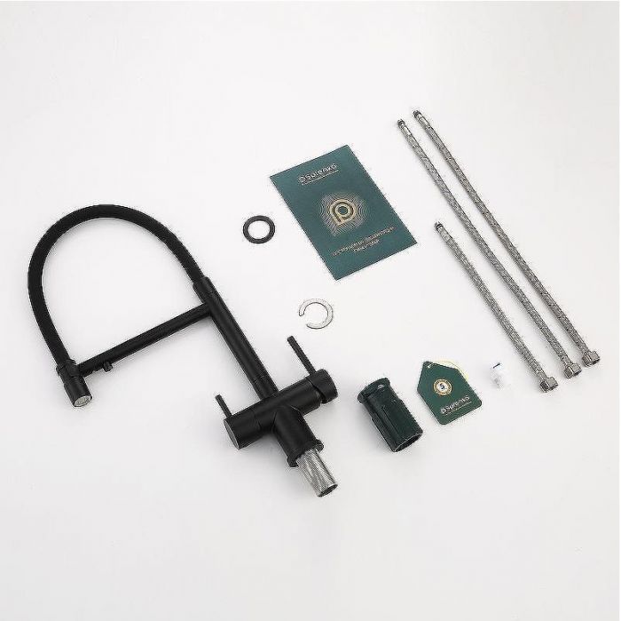 Смеситель для кухни Splenka S70.63.06 Черный матовый