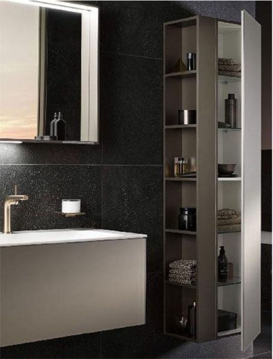 Шкаф пенал Keuco Plan 48 32931 290002 Инокс