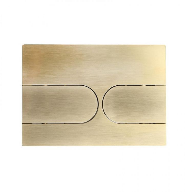 Клавиша смыва Wonzon & Woghand WW-IB233-BG цвет Брашированное золото