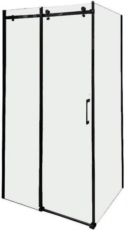 Душевой уголок Ceruttispa Ceza's 120x90 120B профиль Черный стекло прозрачное Душевой уголок Ceruttispa Ceza's 120x90 120B профиль Черный стекло прозрачное