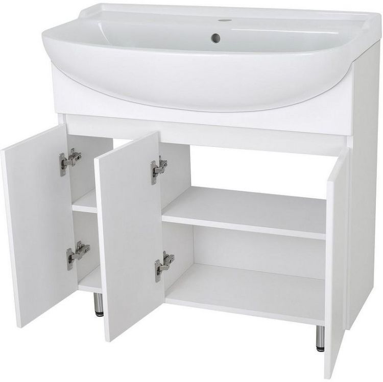 Тумба с раковиной Misty Амур 70 УТ000009553 Белая