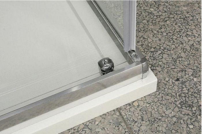 Душевой уголок BelBagno Uno 120х100 UNO-AH-1-120/100-C-Cr профиль Хром стекло прозрачное