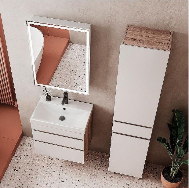 Шкаф пенал Volna Conty 40 pnCNT40-01 Белый Дуб снома