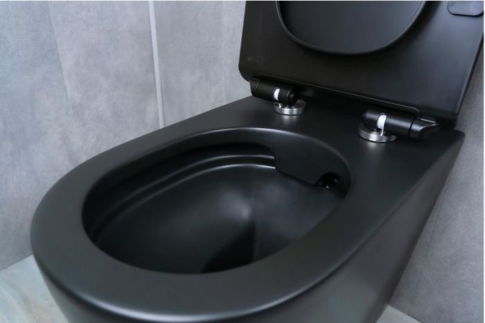 Унитаз Gid Convexo TRS-269BM 62214Y приставной цвет Черный матовый с сиденьем Микролифт