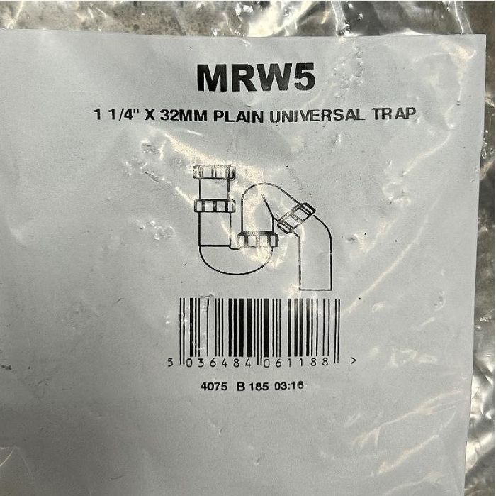 Сифон для раковины McAlpine MRW5 цвет Белый