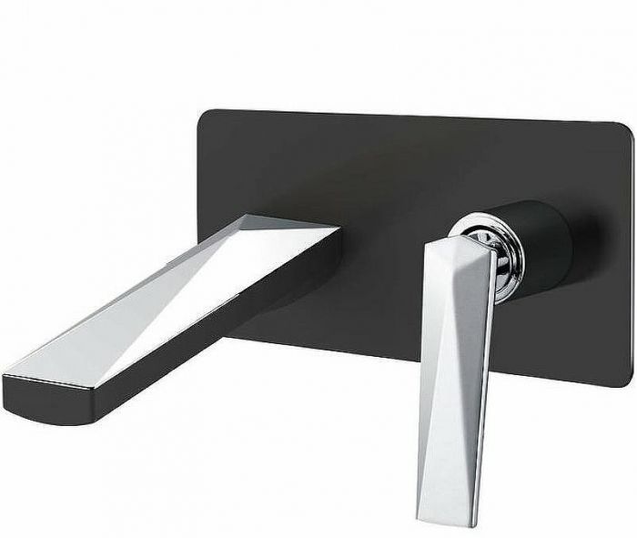 Смеситель для раковины Boheme Venturo 375-B Черный Хром