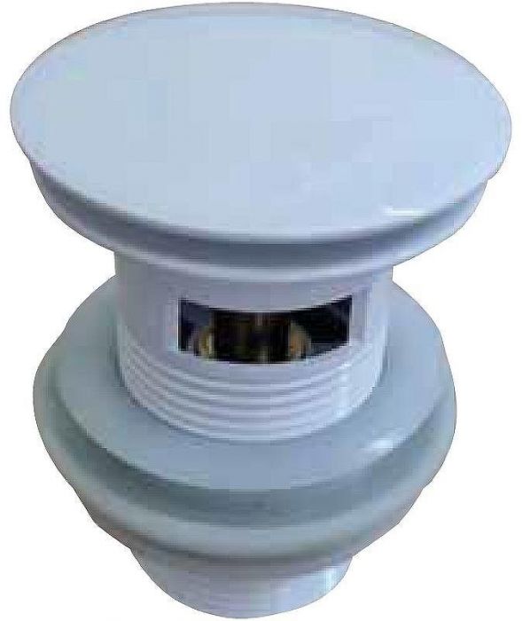 Донный клапан CeramaLux RD001GW click-clack Белый глянцевый