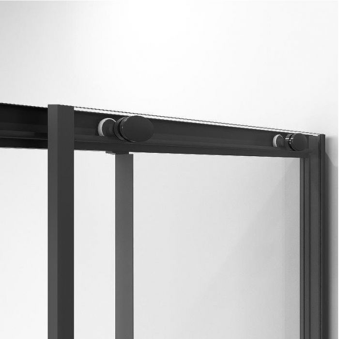Душевой уголок Niagara Nova 100х100 NG-6830-34BLACK профиль Черный матовый стекло прозрачное