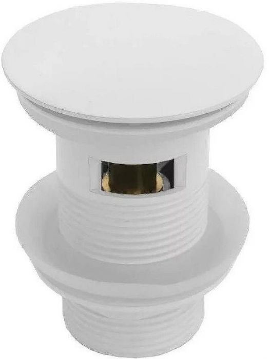 Донный клапан CeramaLux RD001MW click-clack Белый матовый