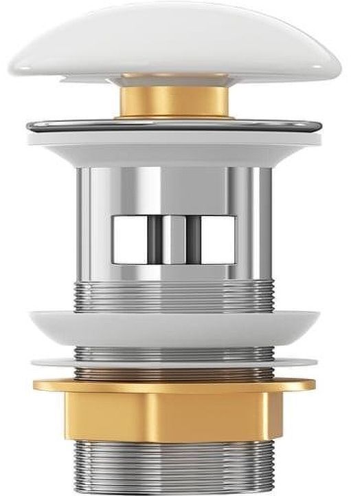 Донный клапан Pragma 901855.HME5.GWCW.002-2 click-clack цвет Белый глянцевый