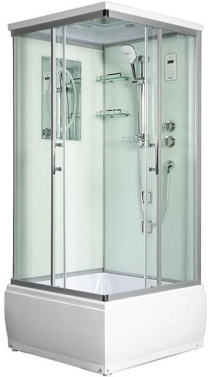 Душевая кабина WeltWasser WW500 Aller 904 90x90 10000003257 профиль Хром стекло прозрачное