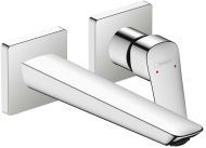 Hansgrohe Logis Смеситель для раковины, настенный, с донным клапаном, цвет: хром
