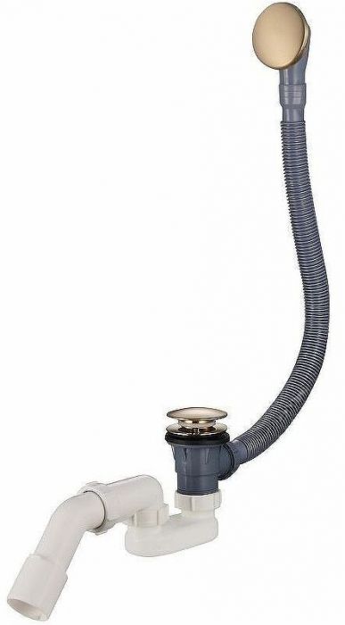 Слив-перелив Raglo R600.31.03 click-clack Золото матовое