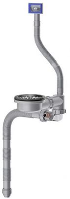 Слив-перелив для кухонной мойки ZorG Lux KC 1 цвет Графит