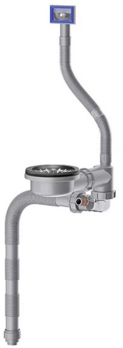 Слив-перелив для кухонной мойки ZorG Lux KC 1 цвет Графит