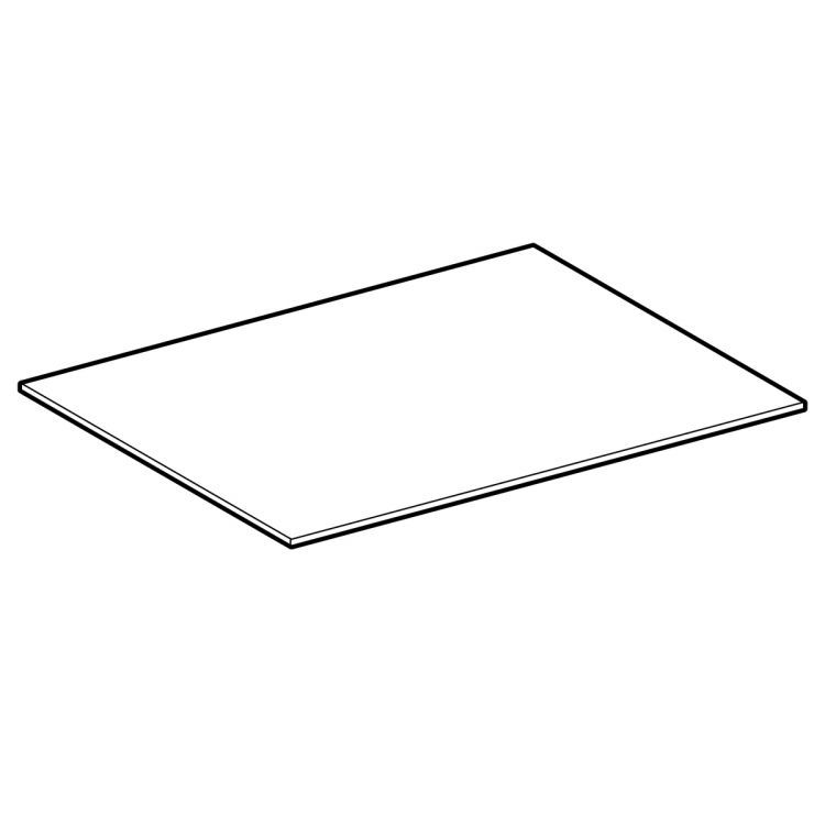 Стеклянная полка для шкафчика Geberit Xeno? 58х0.8х45 [500.524.00.1]