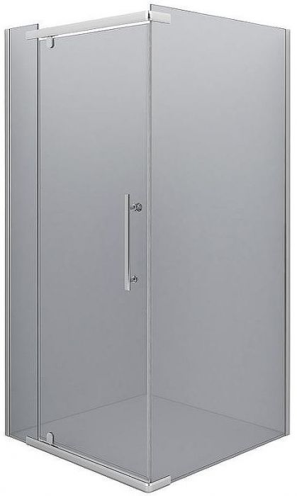 Душевой уголок Erlit 100х100 ER10110H-C4 профиль Хром стекло тонированное