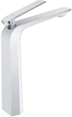 Смеситель для раковины Rose R13F R1311F Белый Хром