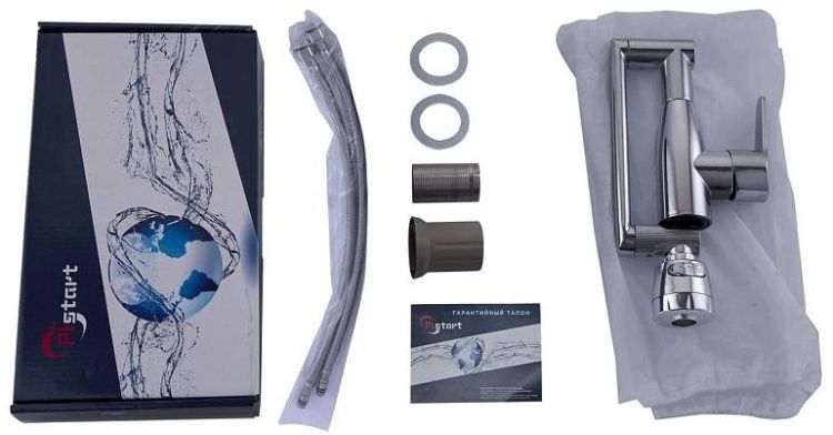 Смеситель для кухни Plstart PL4010 цвет Хром