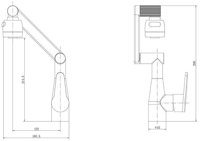 Смеситель для кухни Plstart PL4010 цвет Хром