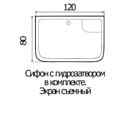 Душевая кабина River Sena 120/80/50 MT Душевая кабина River Sena 120/80/50 MT