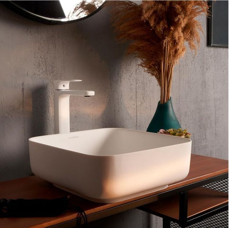 Раковина-чаша Montebianco Loreto Piazza 36 12018 цвет Белый матовый