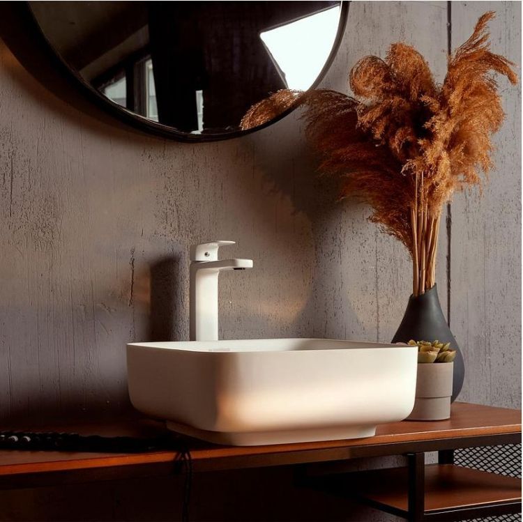 Раковина-чаша Montebianco Loreto Piazza 36 12018 цвет Белый матовый