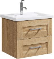 Тумба под раковину Aqwella Фостер 60 FOS01062DS подвесная Дуб сонома