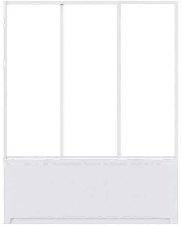 Шторка на ванну Bas Тесса 140 ШТ00070 профиль Белый стекло прозрачное Шторка на ванну Bas Тесса 140 ШТ00070 профиль Белый стекло прозрачное