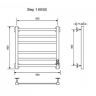 Электрический полотенцесушитель Ника Step-1 60/50 U Хром