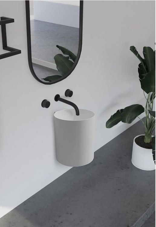 Раковина Abber Stein 42 AS2624 Белая матовая