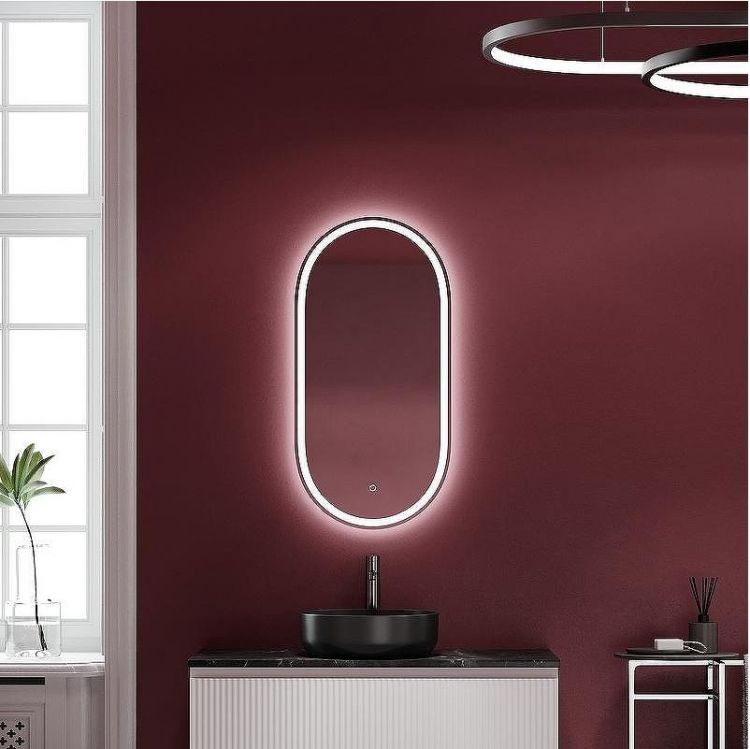 Зеркало Sancos Oval 45 OV45F с подсветкой с сенсорным выключателем и диммером