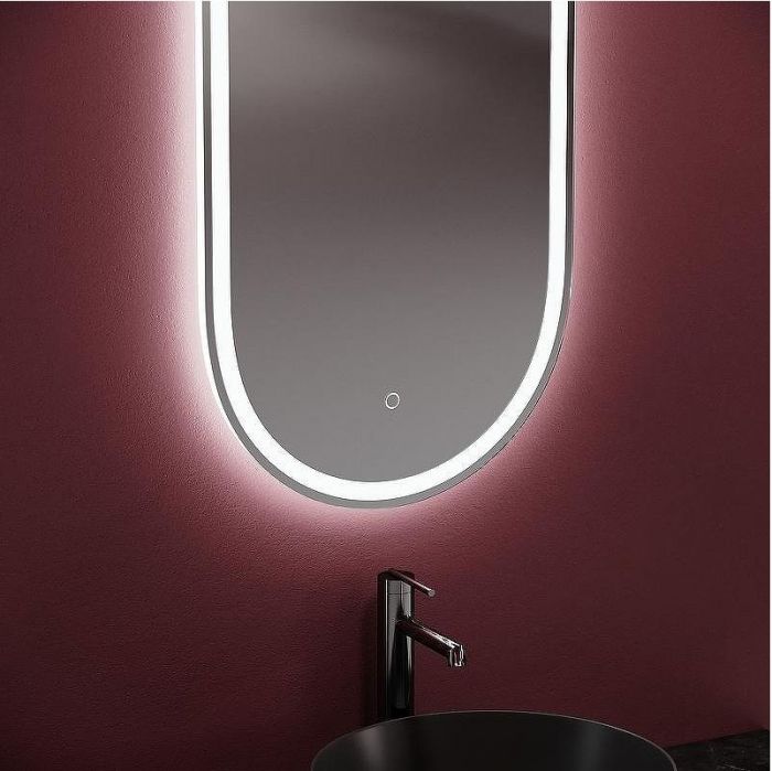 Зеркало Sancos Oval 45 OV45F с подсветкой с сенсорным выключателем и диммером
