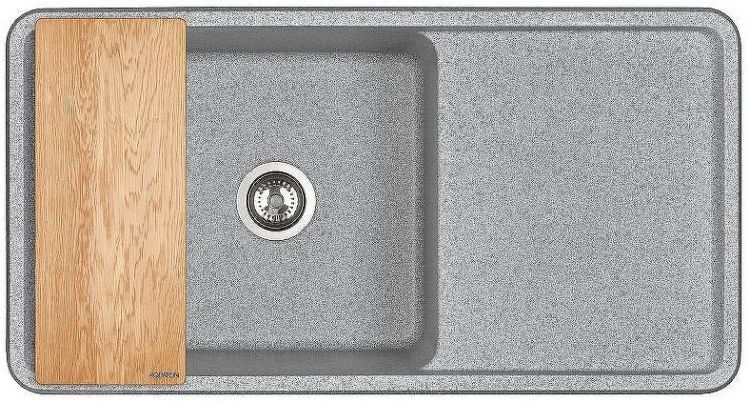 Кухонная мойка Aquaton Беллис 97 1A725132BS230 Серая