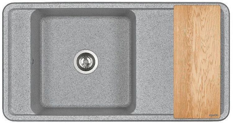 Кухонная мойка Aquaton Беллис 97 1A725132BS230 Серая