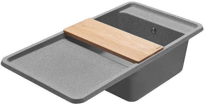 Кухонная мойка Aquaton Беллис 97 1A725132BS230 Серая