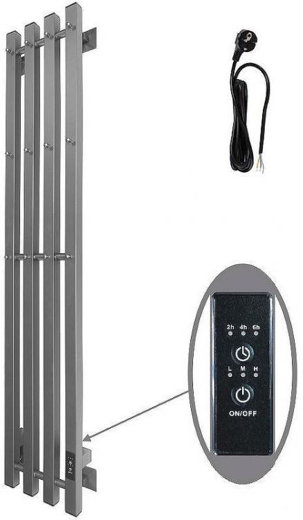 Электрический полотенцесушитель Altasan АргоЛюксПроф 120х21 АргоЛюксПроф12021Г Графит Электрический полотенцесушитель Altasan АргоЛюксПроф 120х21 АргоЛюксПроф12021Г Графит