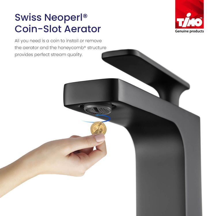 Смеситель для раковины-чаши Timo Torne 4311/03F черный Смеситель для раковины-чаши Timo Torne 4311/03F черный