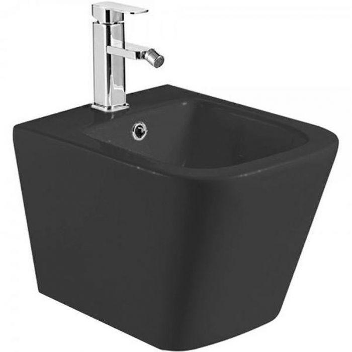 Биде WeltWasser Gelbach 005 MT-BL 10000003757 подвесное Черное матовое
