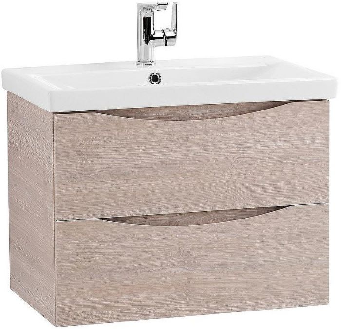 Тумба под раковину BelBagno Marino-Cer 60 MARINO-CER-600-2C-SO-RG-P подвесная Rovere Grigio