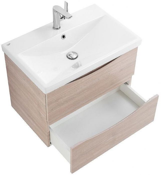 Тумба под раковину BelBagno Marino-Cer 60 MARINO-CER-600-2C-SO-RG-P подвесная Rovere Grigio