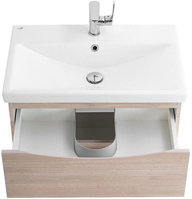 Тумба под раковину BelBagno Marino-Cer 60 MARINO-CER-600-2C-SO-RG-P подвесная Rovere Grigio