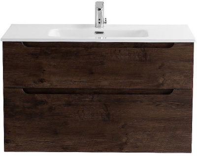 Тумба под раковину BelBagno Etna-H60 100 ETNA-H60-1000-2C-SO-RW-P подвесная Rovere Moro
