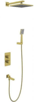 Душевая система Timo Petruma SX-5049/17SM с термостатом Золото матовое