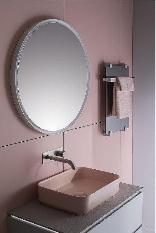 Зеркало Allen Brau Infinity 80 1.21017.WT с подсветкой Белое с сенсорным выключателем