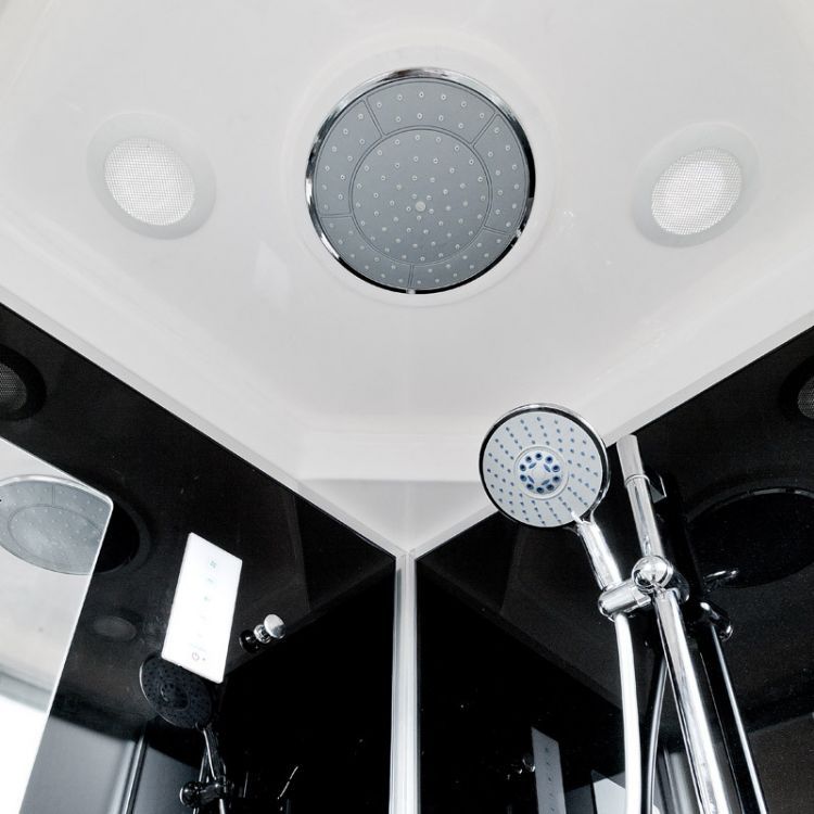 Душевая кабина Deto B01S LED BLACK 100x100x200