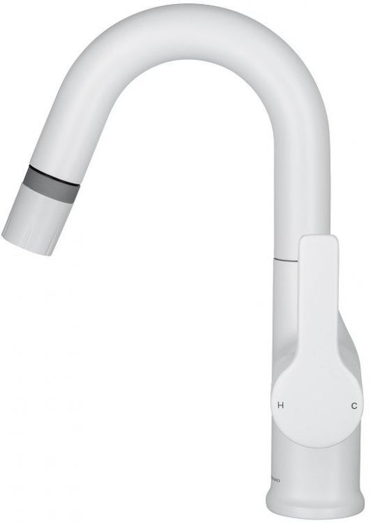 Смеситель для раковины Wonzon & Woghand WW-FE01L212-MW цвет Белый матовый