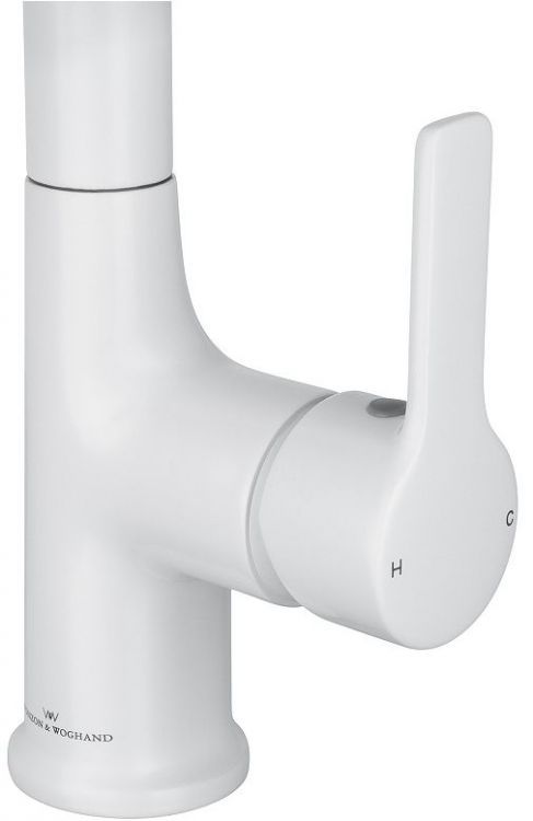Смеситель для раковины Wonzon & Woghand WW-FE01L212-MW цвет Белый матовый